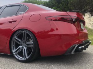 Alfa Romeo Giulia Diffuser - Carbon Fiber - Estremo - Feroce Carbon - Base Model